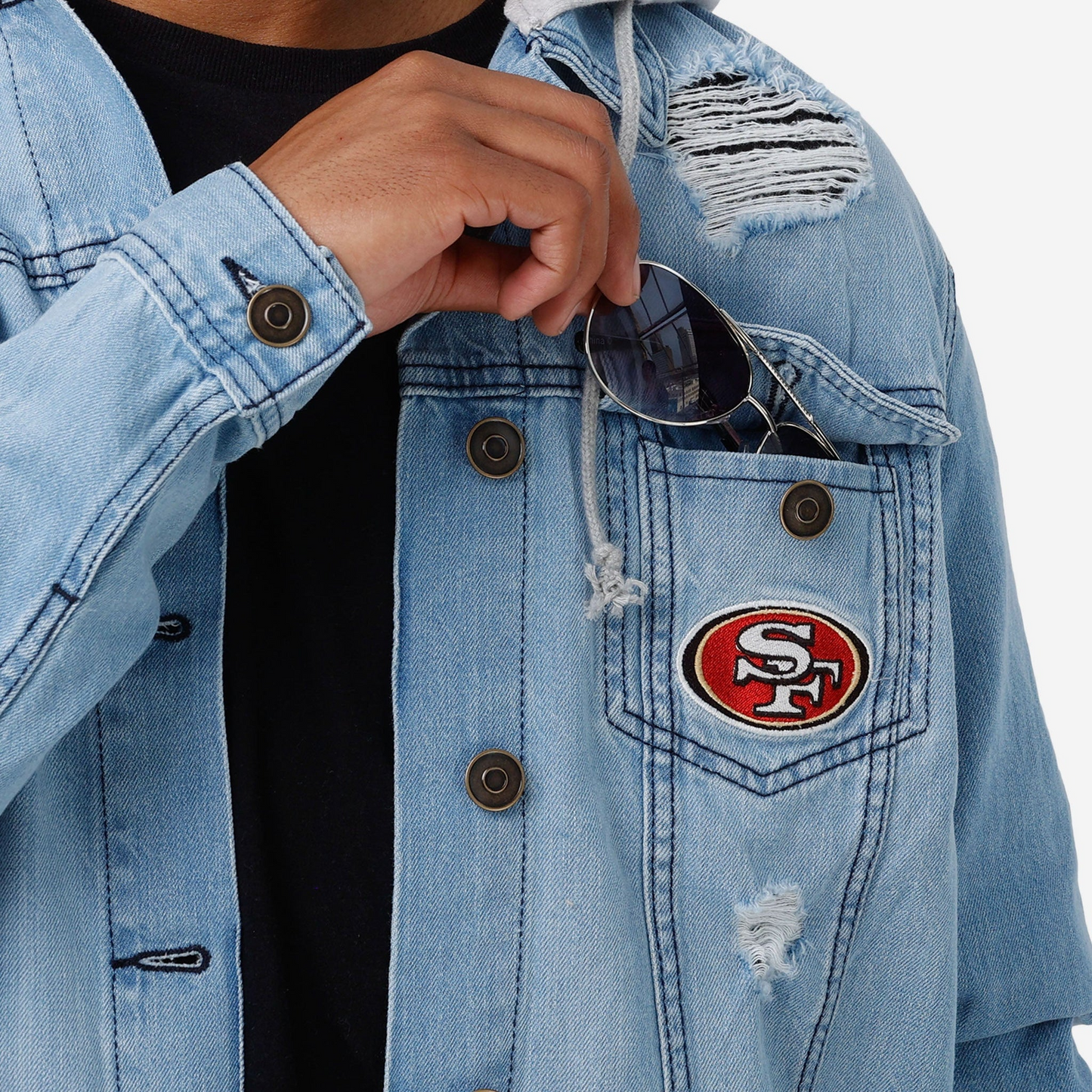 NFL San Francisco 49ers Denim Days Jacket NDD