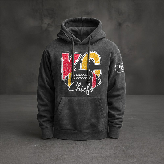 KC x NFL Embossed Hoodie DatND THUONGNH