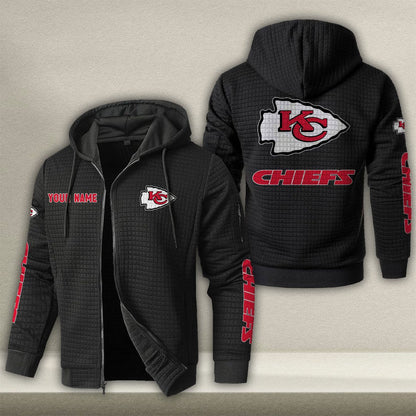 KC x NFL Quilted Zip Hoodie DatND DVT