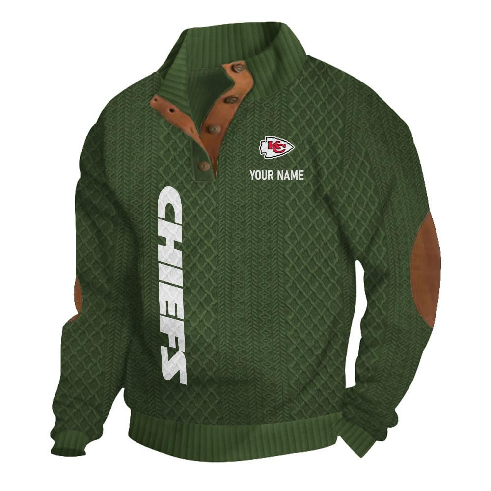 KCC NFL Basic Knitted Stand Collar Sweatshirt DDT CTND