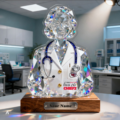 KCC Premium NFL Doctor Crystal Style Desktop Ornament DDT 101125 HLPHUONG