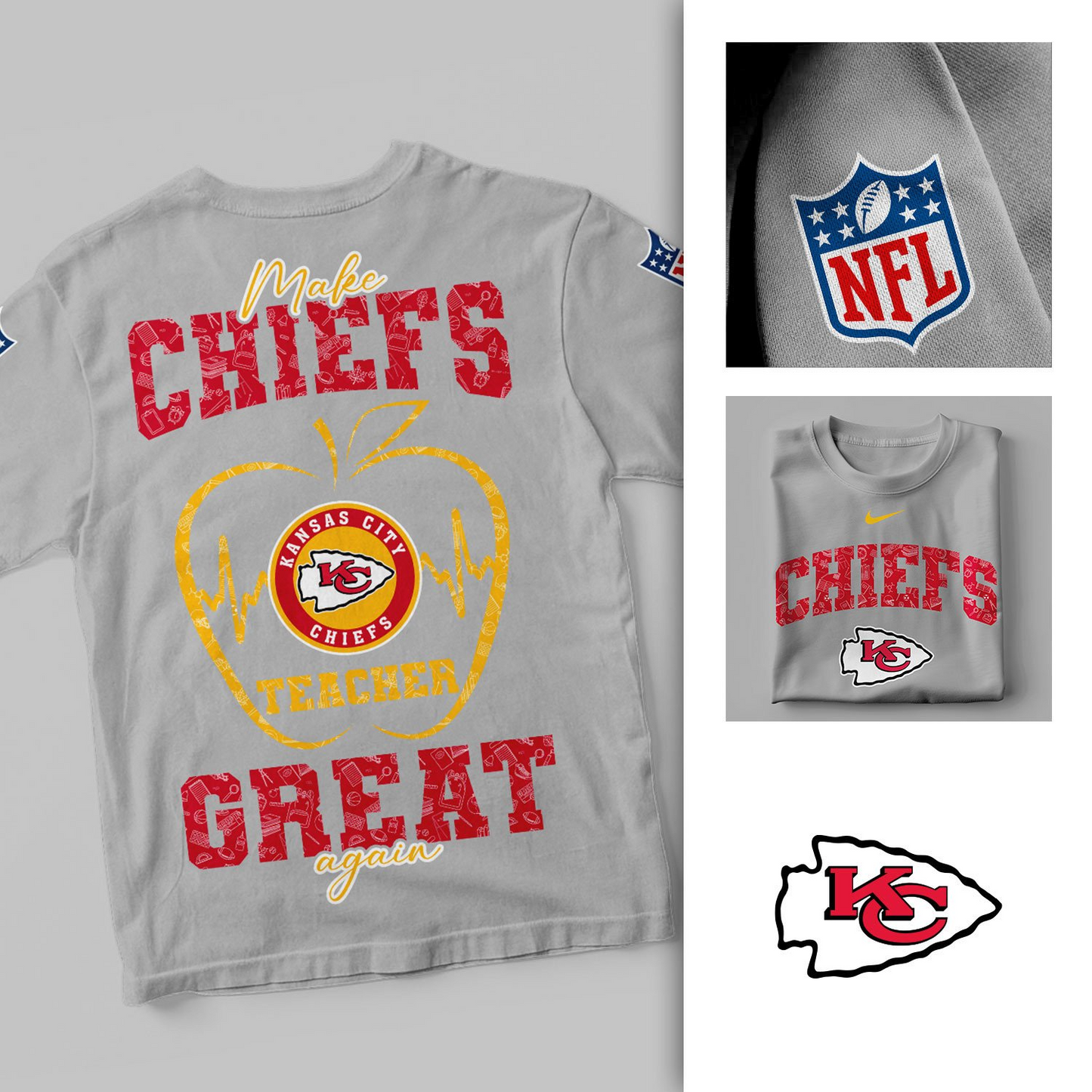 KCC Premium NFL Great Again 3D Shirt DDT 101125 NTL