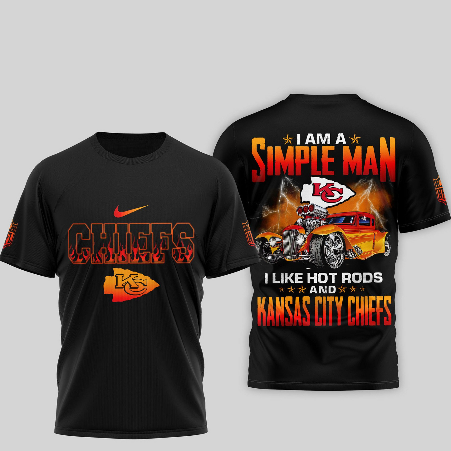 KCC Premium NFL Hot Rods 3D Shirt DDT HLPHUONG