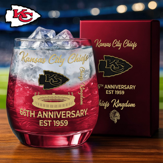 KCC Premium NFL Legacy Celebration Whiskey Glass DDT 111125 NTL