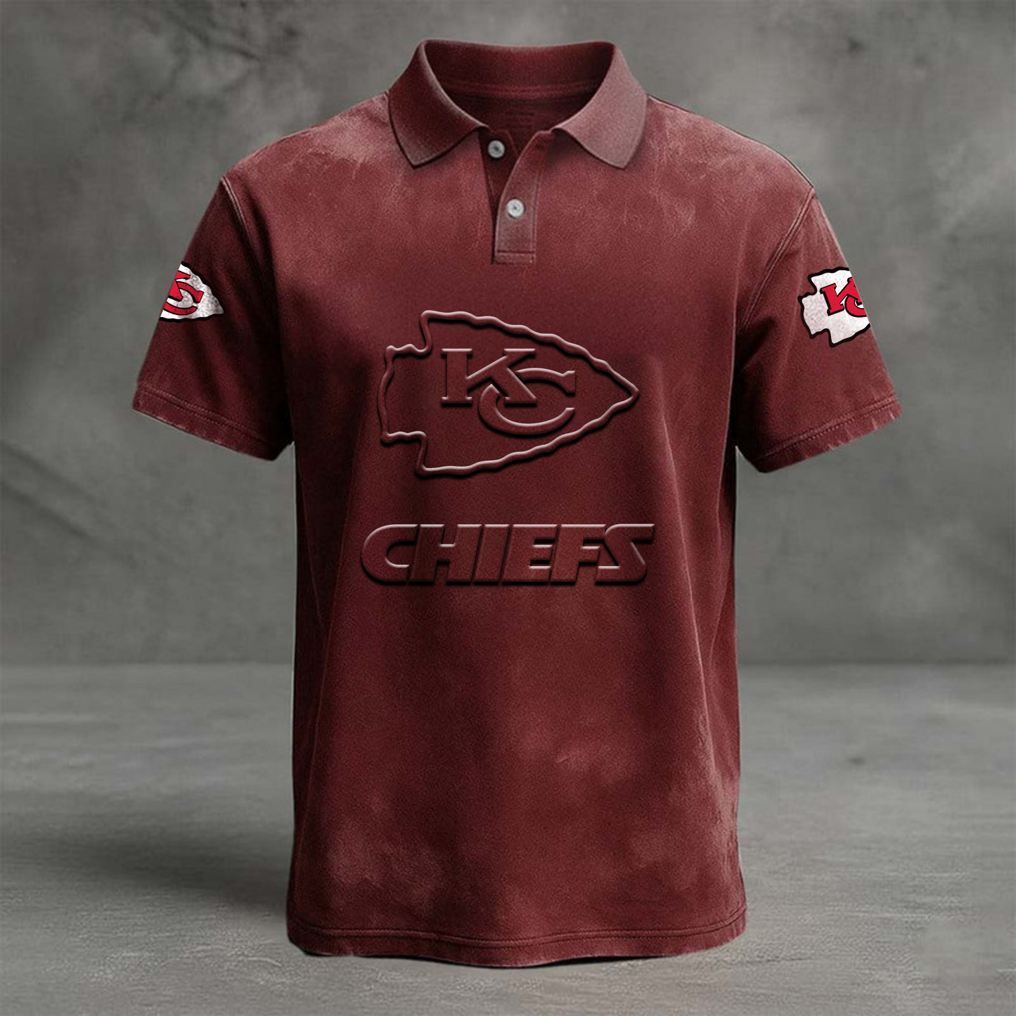 KCC x NFL Embossed Polo Shirt DATND TANTD