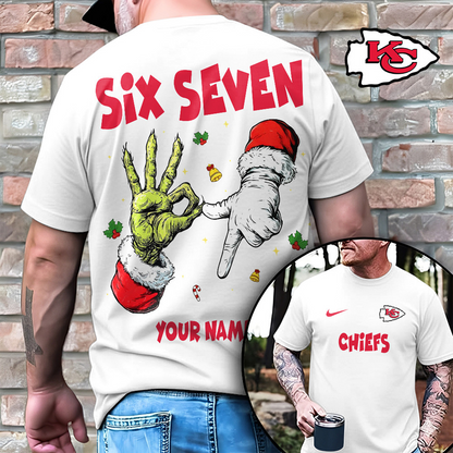 KCC x NFL Funny Six Seven Hot Trend Tshirt Custom Any Name DATND TANTD