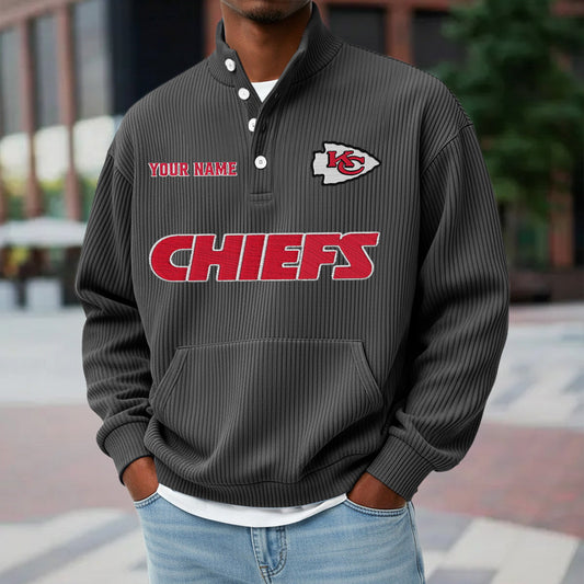 KCC x NFL Waffle High Neck Long Sleeved Sweatshirt DATND TANTD 221125