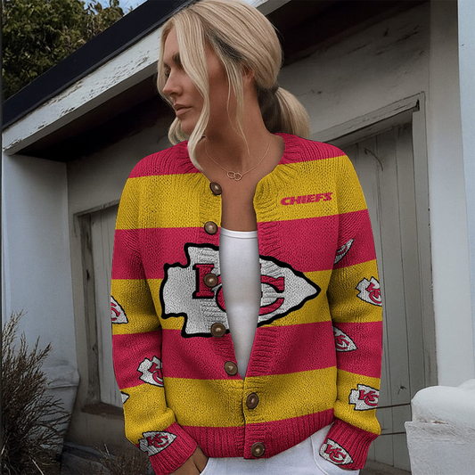 KCC x NFL Women's Cardigan Sweater DATND TANTD
