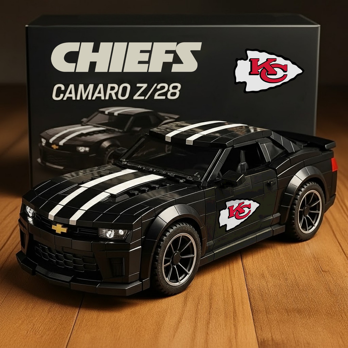 KC x NFL Football Team Camaro Z28 DATND TANTD