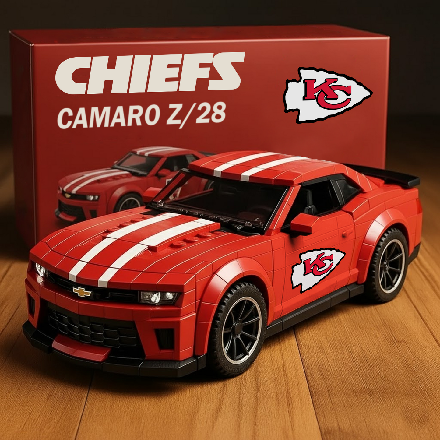 KC x NFL Football Team Camaro Z28 DATND TANTD
