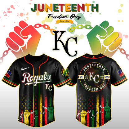 Kansas City Royals MLB X Juneteenth Day Baseball Jerseys NDD
