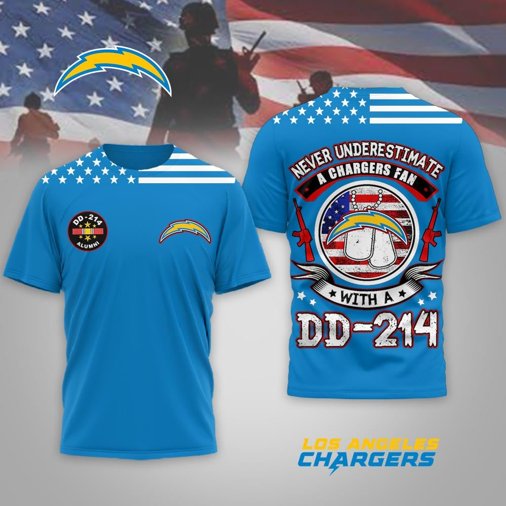 LAC Premium NFL DD-214 Alumni 3D Shirt DDT NTL