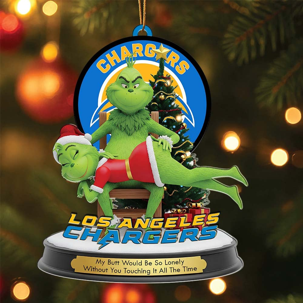 LAC Premium NFL x Grinch Acrylic Ornament DDT NTL