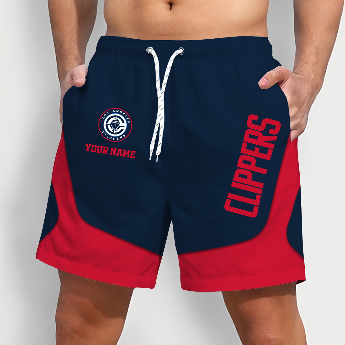LAC x NBA Team Special Short Pants For Men Custom Name Gifts DATND TANTD