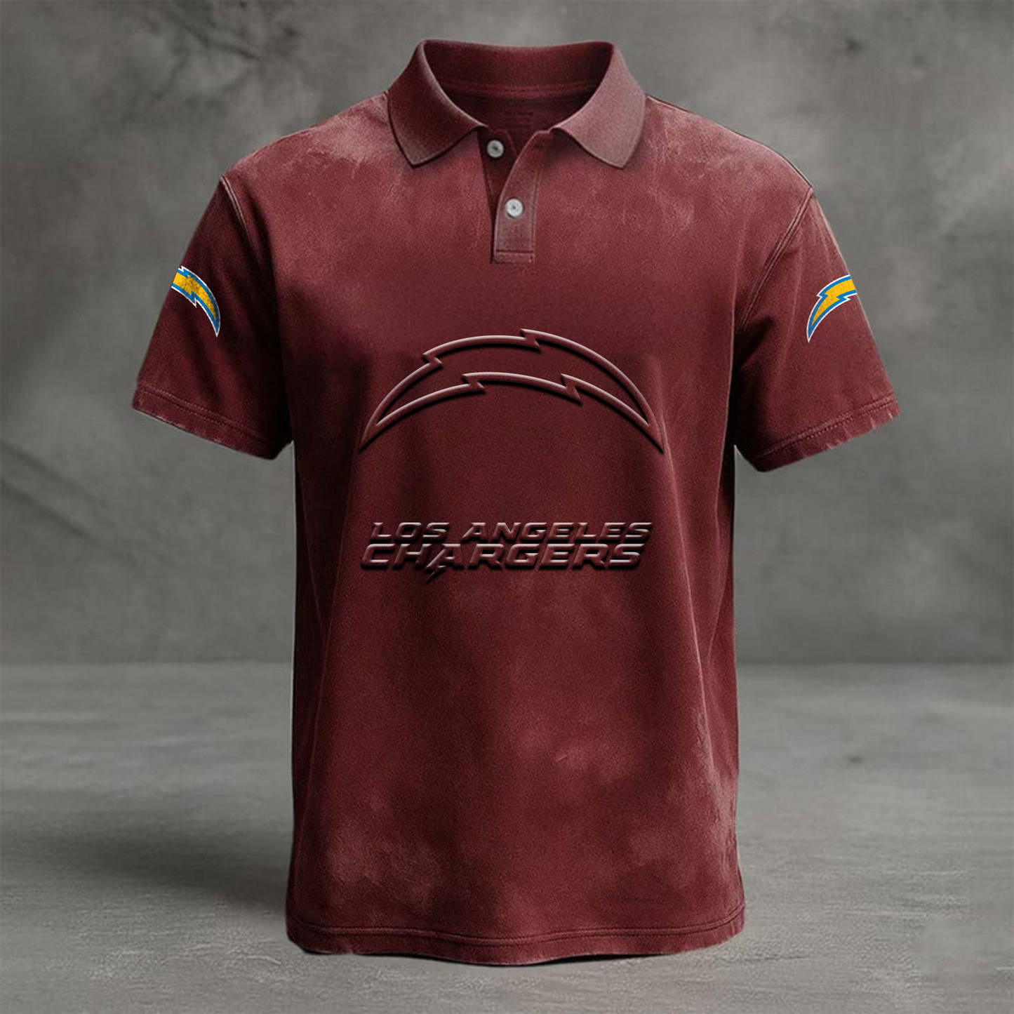 LAC x NFL Embossed Polo Shirt DATND TANTD