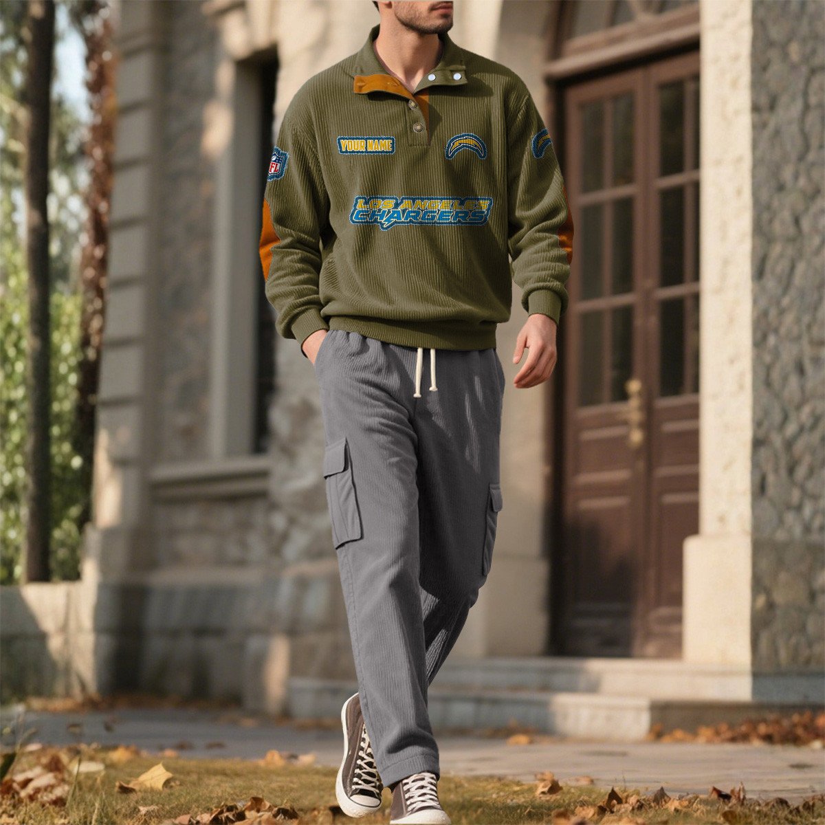 LAC x NFL Men's Corduroy Sweatshirt 1011 DatND DVT