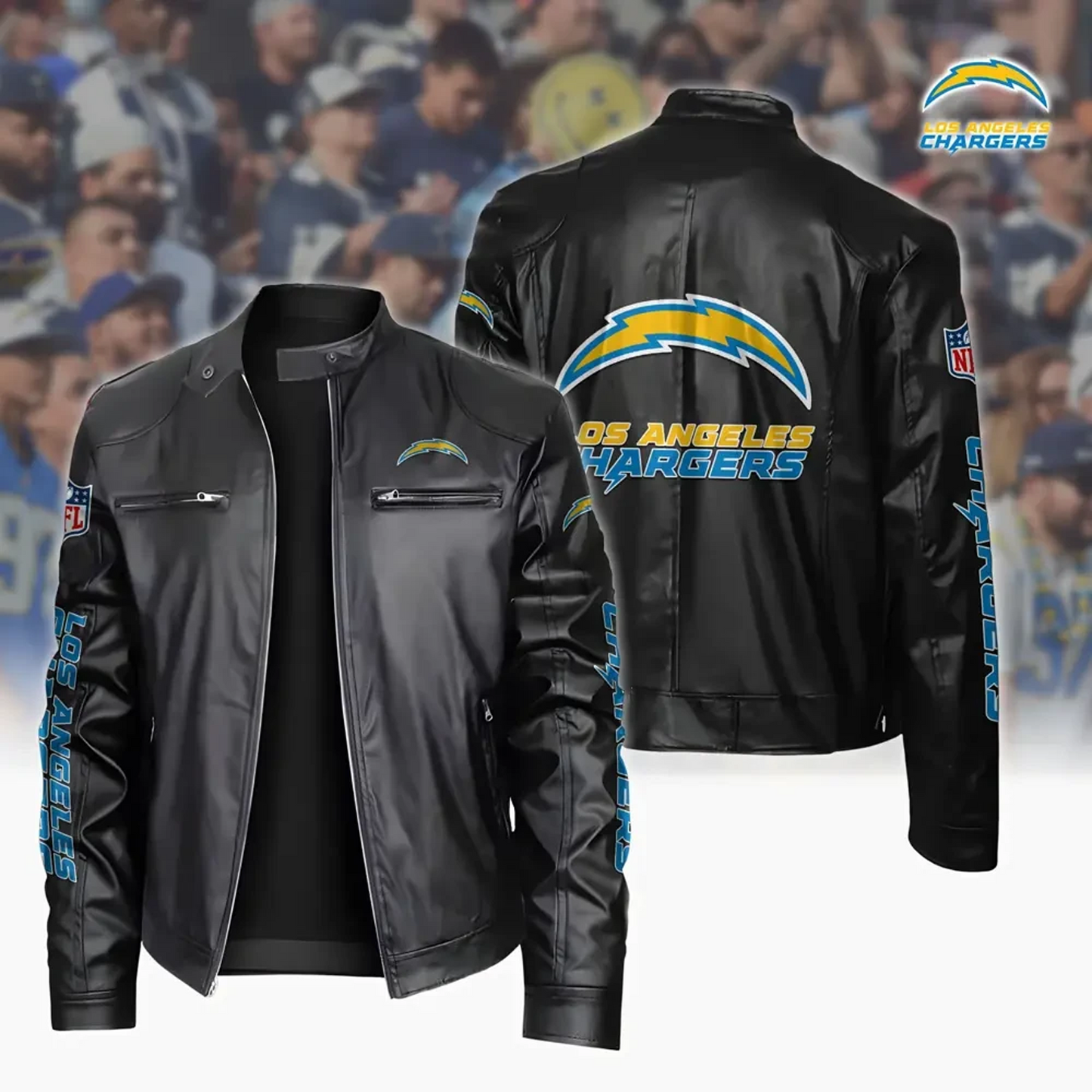 LAC x NFL Sport Leather Jacket DATND TANTD