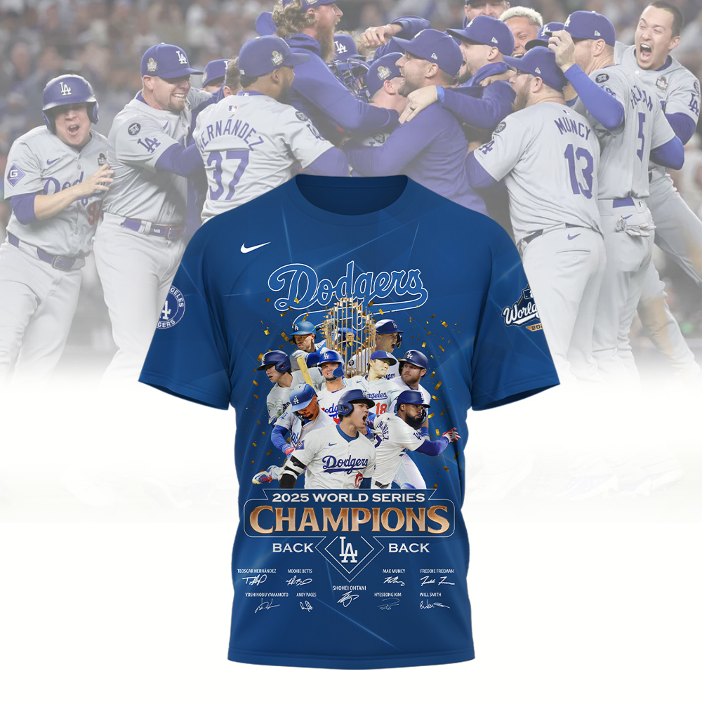 LAD x MLB 2025 World Series Champions 3D Shirt V6 DatND DVT