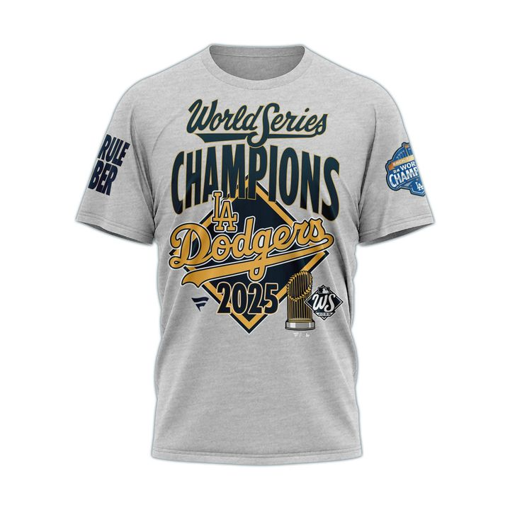LAD x MLB 2025 World Series Champions 3D Shirt V7 DatND DVT