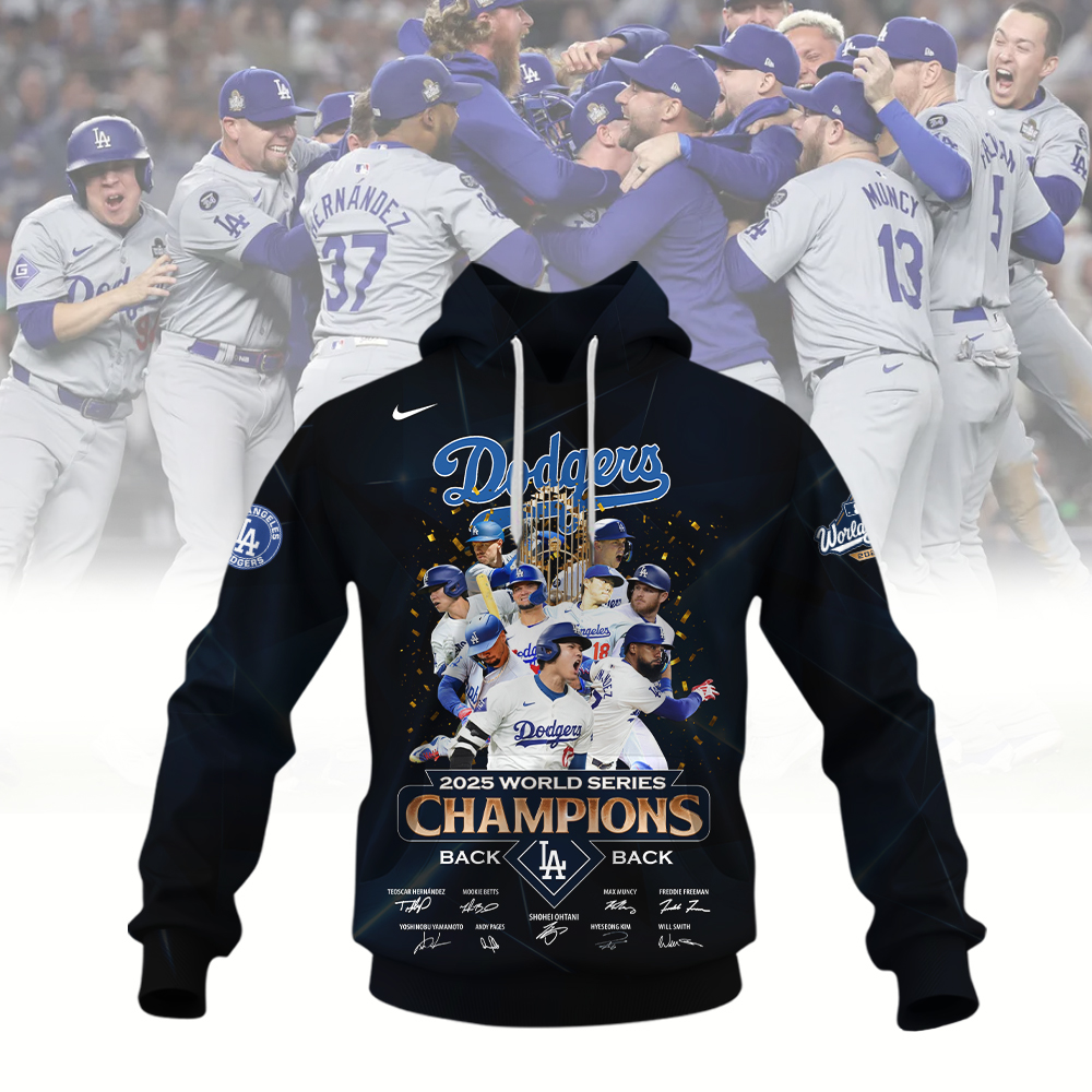 LAD x MLB 2025 World Series Champions Hoodie V6 DatND DVT