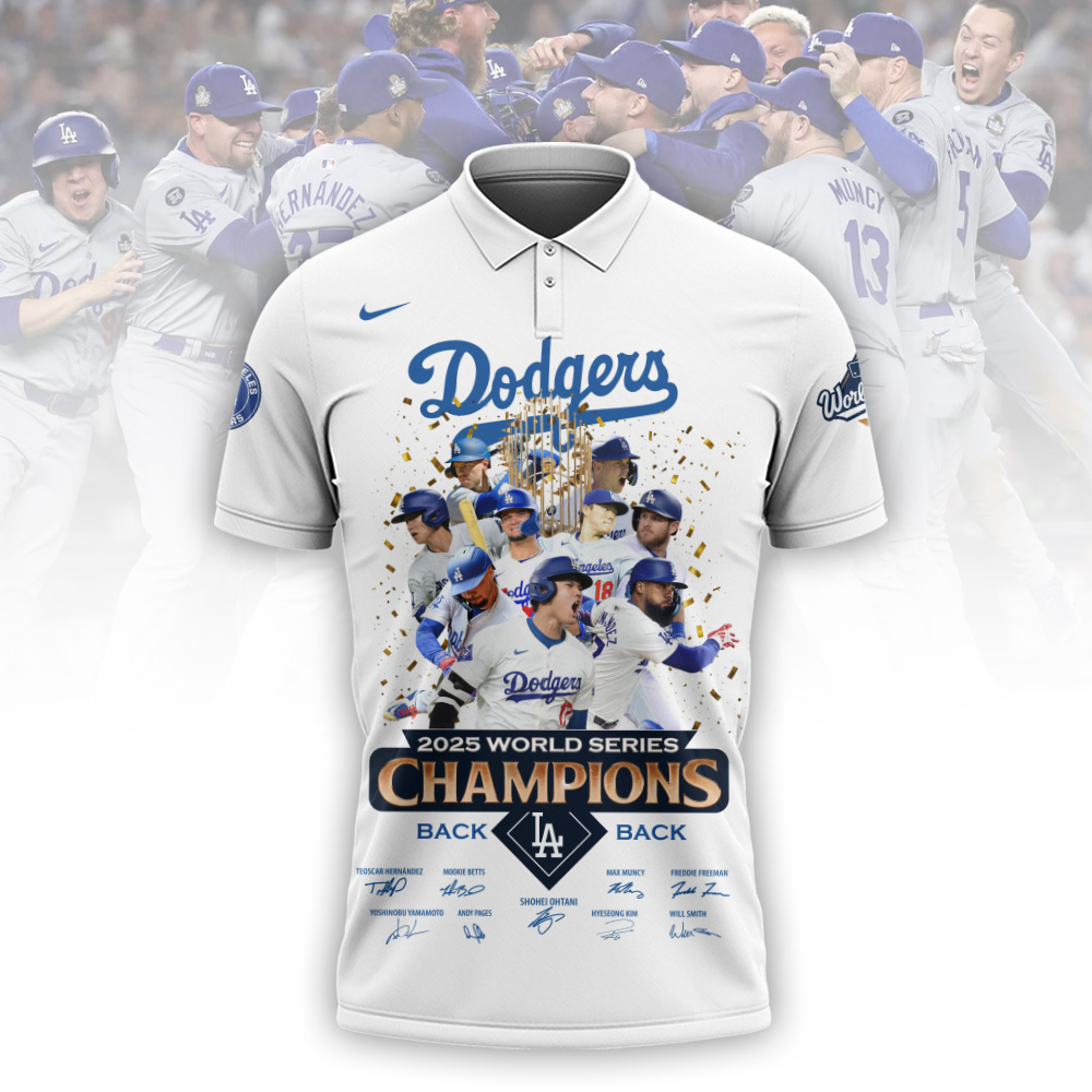 LAD x MLB 2025 World Series Champions Polo V1 DatND DVT