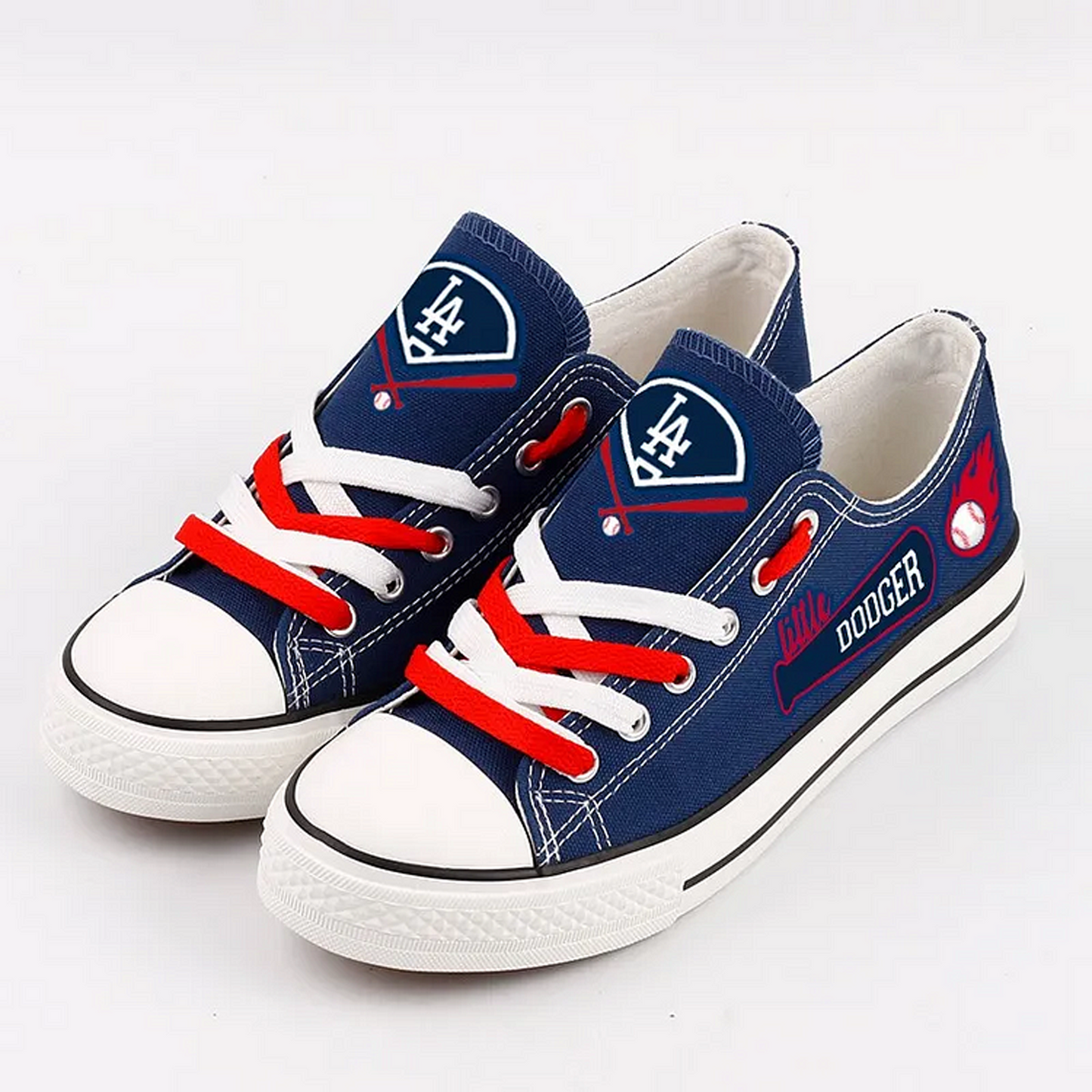 LAD x MLB Casual Printed Low-Top Canvas Shoes Unisex V2 DATND TANTD
