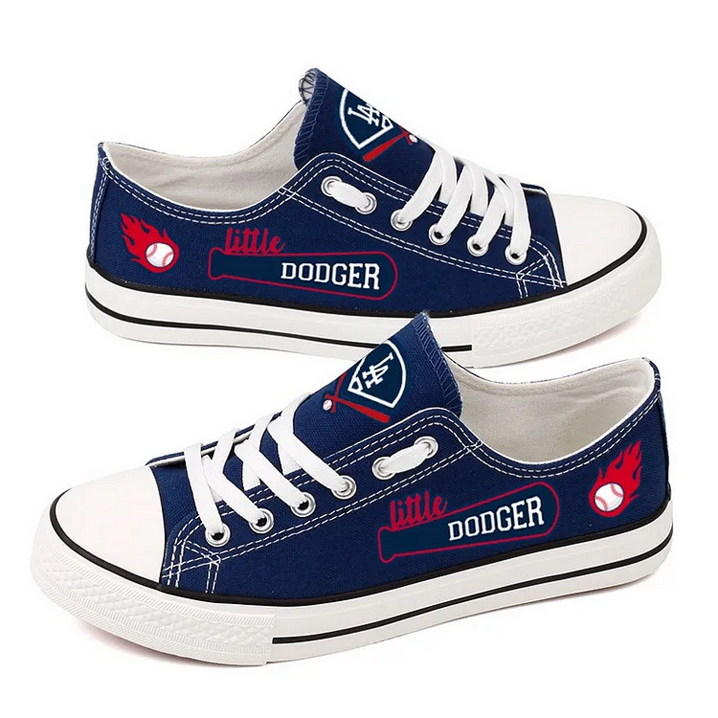 LAD x MLB Casual Printed Low-Top Canvas Shoes Unisex V2 DATND TANTD