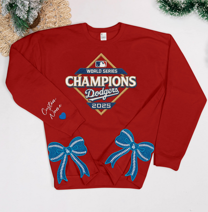 LAD x MLB Embroidered Side Bow Sweatshirt V1 DatND DVT
