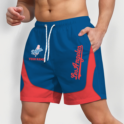 LAD x MLB Team Special Short Pants For Men Custom Name Gifts DATND TANTD