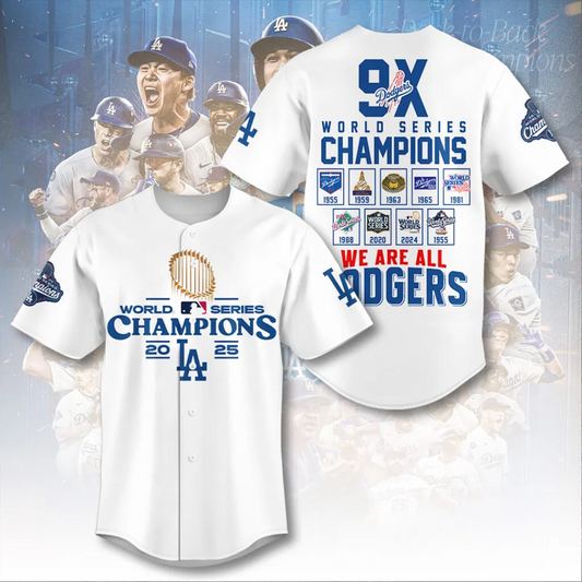 LAD x MLB World Series 2025 Baseball Jersey V1 DATND TANTD