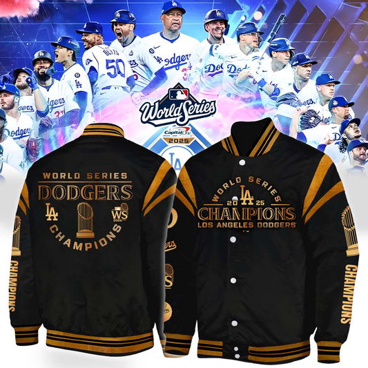 LAD x MLB World Series Winners 2025 Baseball Jacket DDT  CTND