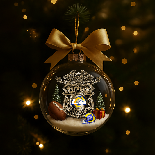 LAR Premium Law Enforcement Appreciation Day Ornament DDT CTND