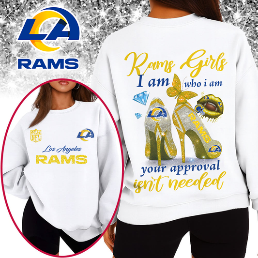 LAR Premium NFL I Am Who I Am Glitter 3D Apparel DDT 211025 NTL