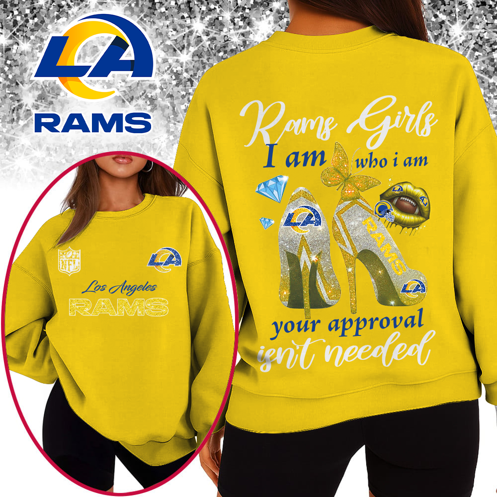 LAR Premium NFL I Am Who I Am Glitter 3D Apparel DDT 211025 NTL