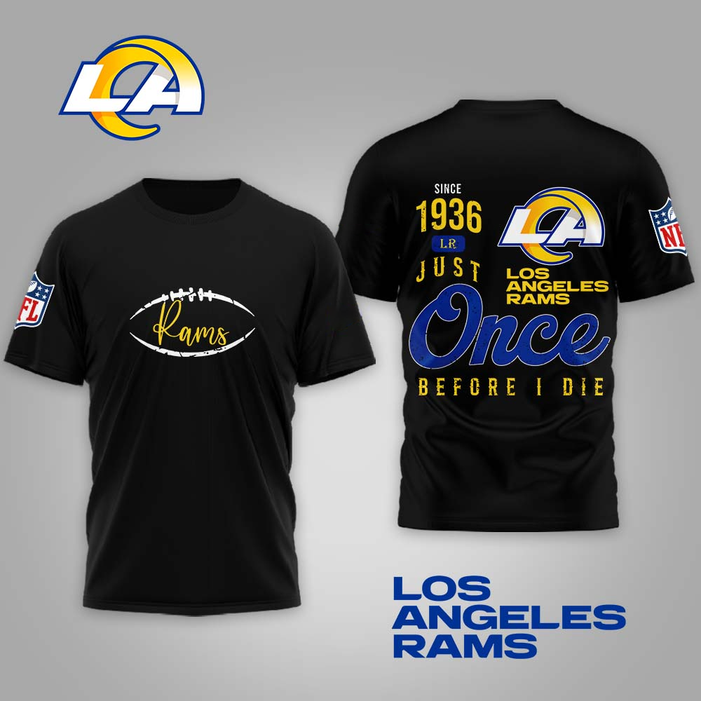 LAR Premium NFL Once Before I Die Shirt DDT CTND