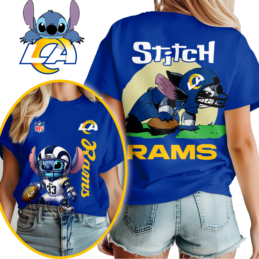 LAR Premium NFL Stitch Shirt DDT CTND