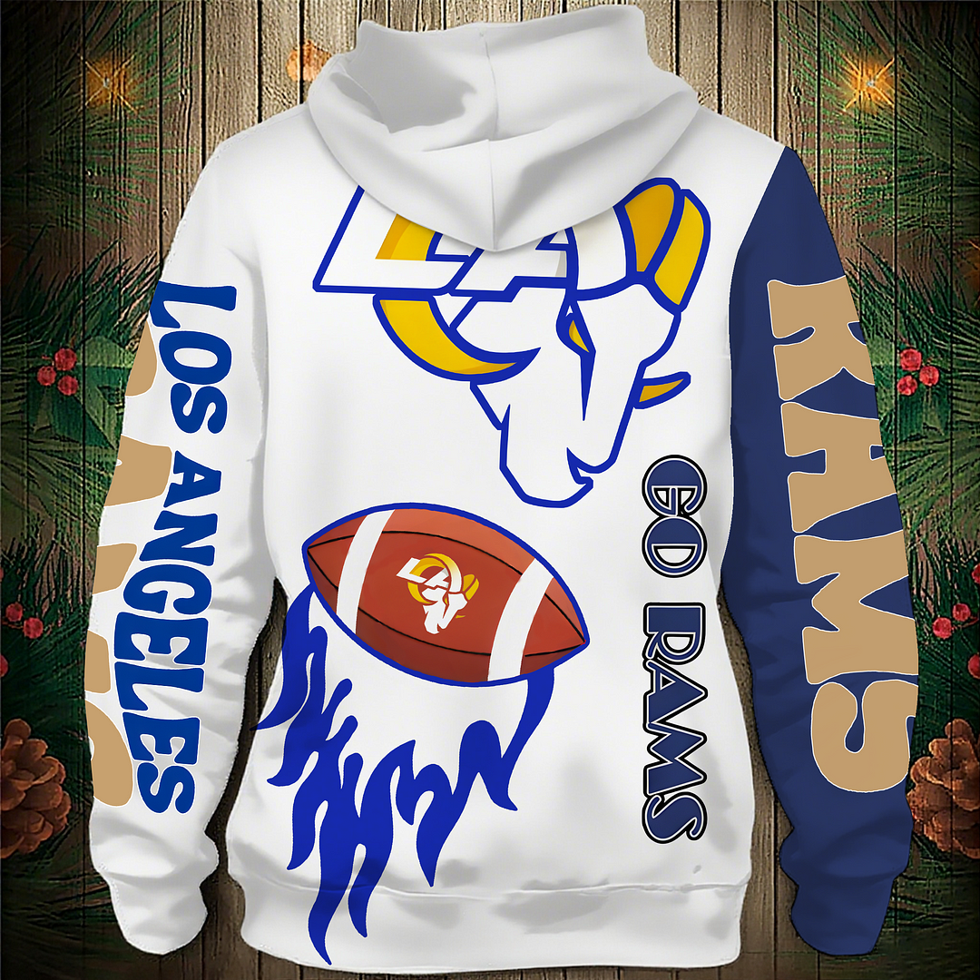 LAR Premium NFL V2 3D Graphic Hoodie DDT NTL