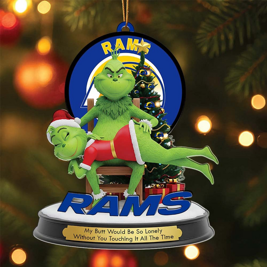 LAR Premium NFL x Grinch Acrylic Ornament DDT NTL