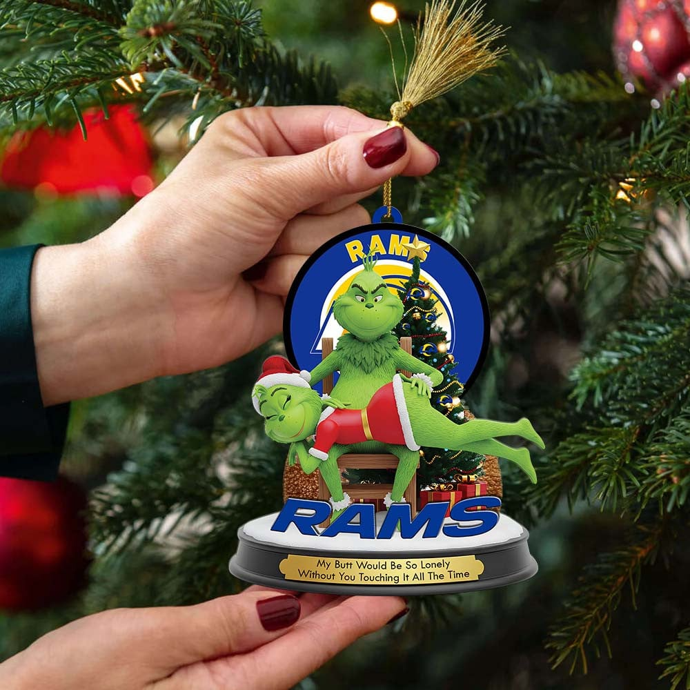 LAR Premium NFL x Grinch Acrylic Ornament DDT NTL
