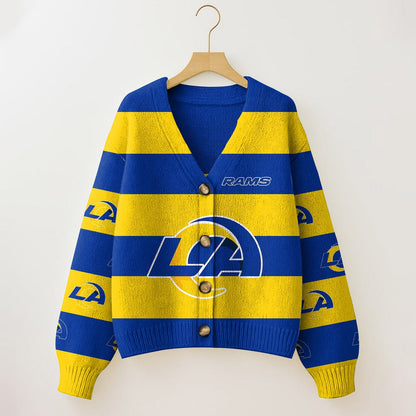 LAR x NFL Cardigan Sweatshirt With Button  DatND DVT