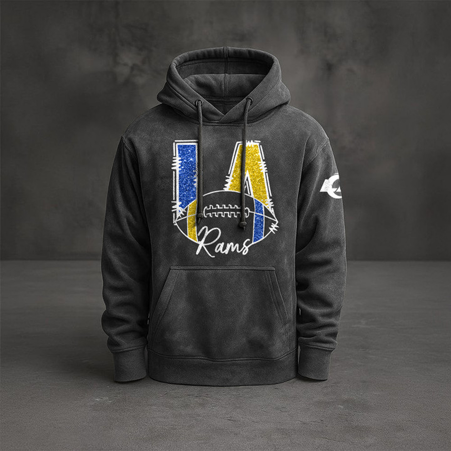 LAR x NFL Embossed Hoodie DatND THUONGNH