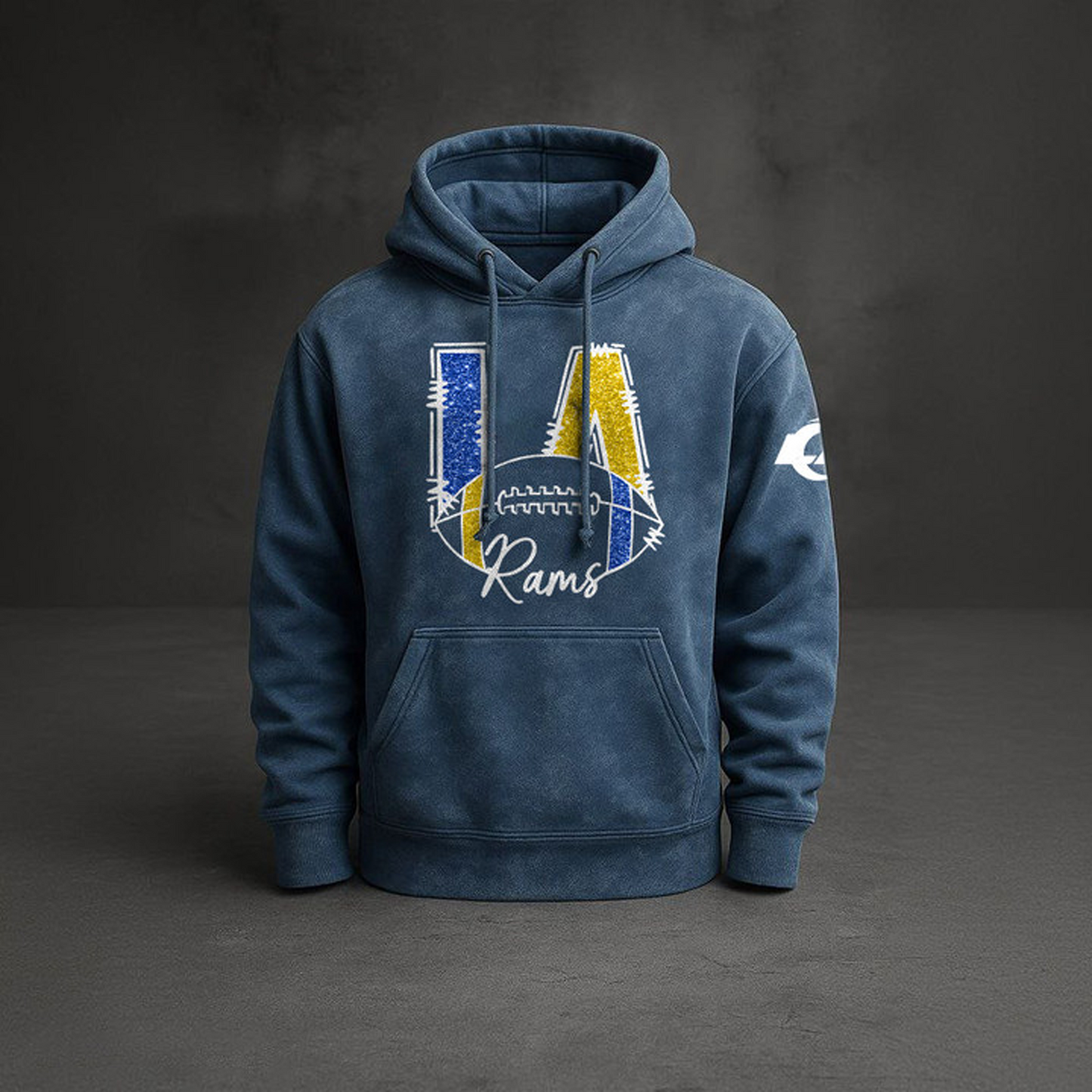 LAR x NFL Embossed Hoodie DatND THUONGNH