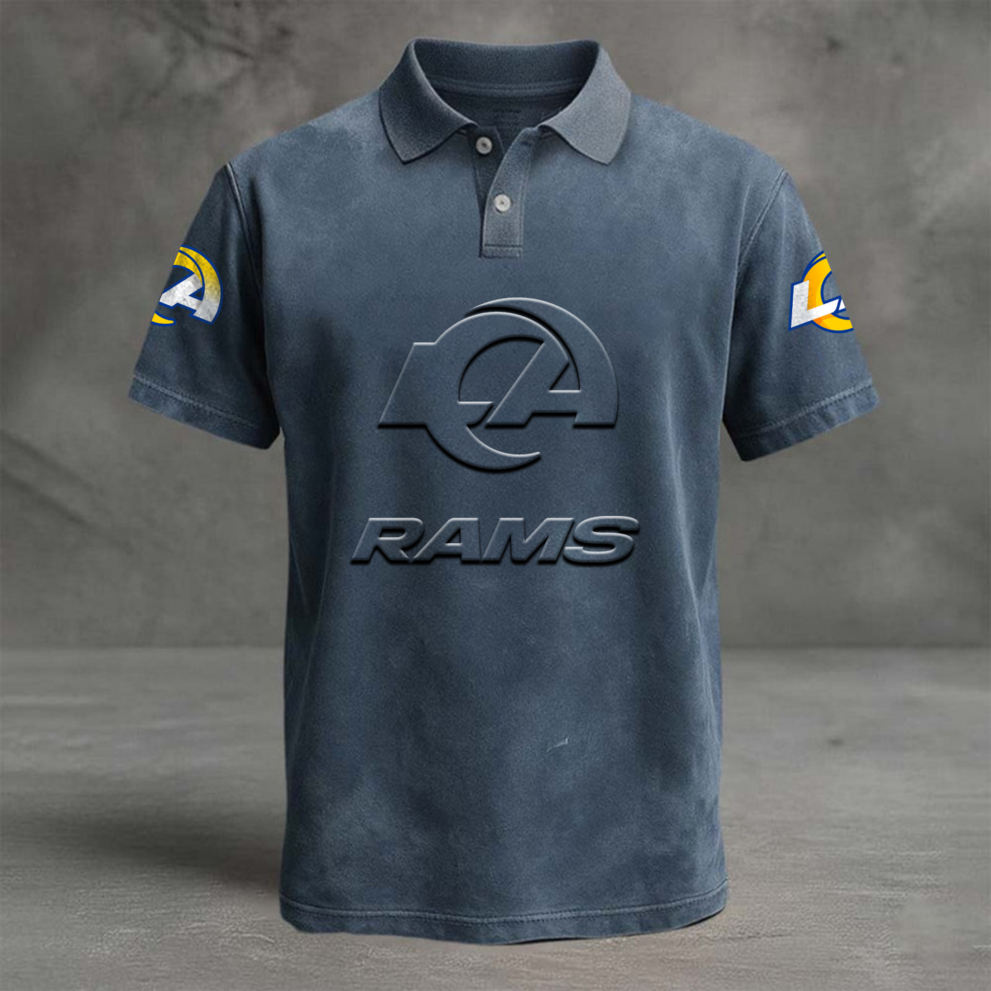 LAR x NFL Embossed Polo Shirt DATND TANTD