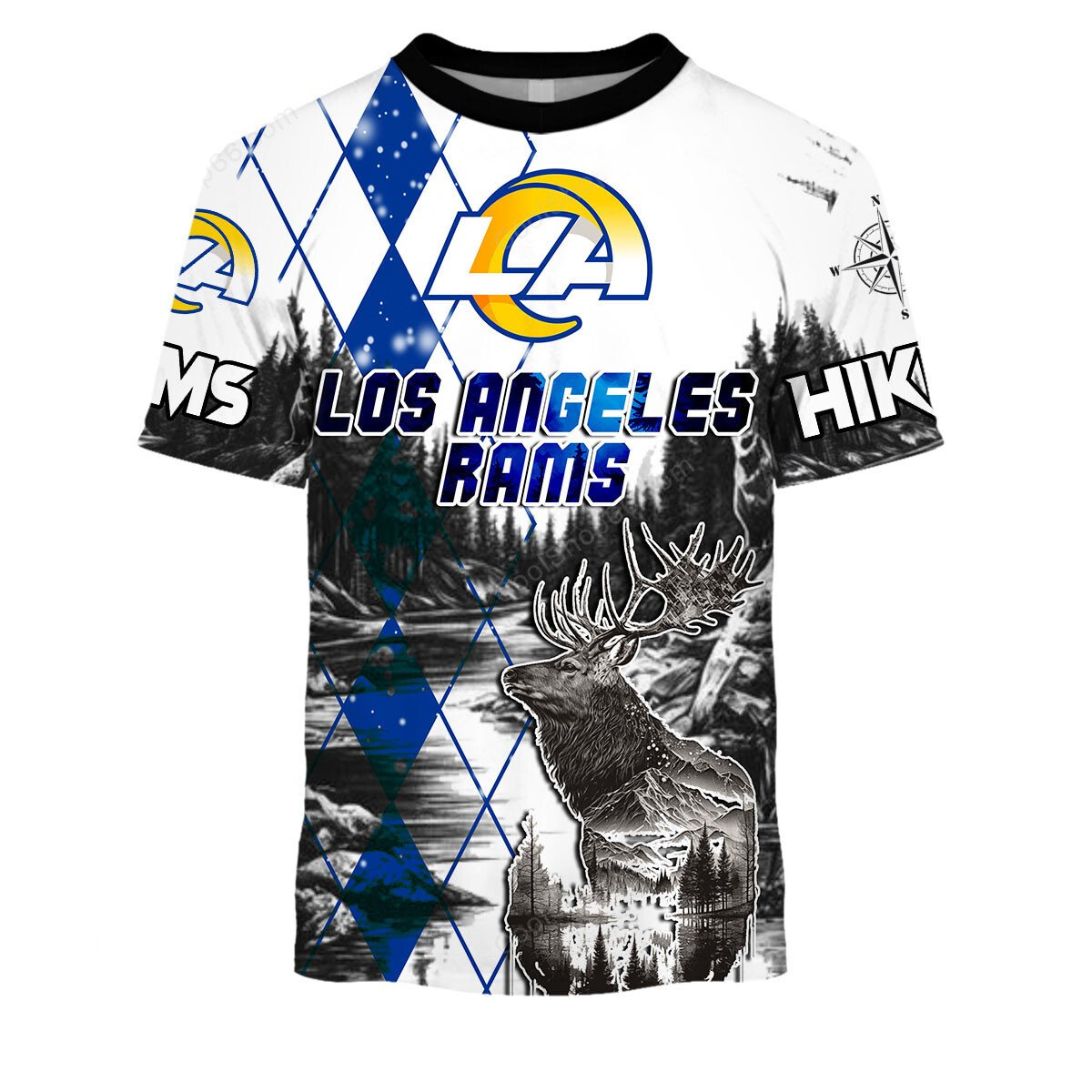 LAR x NFL Hiking 3D Hoodie DDT CTND