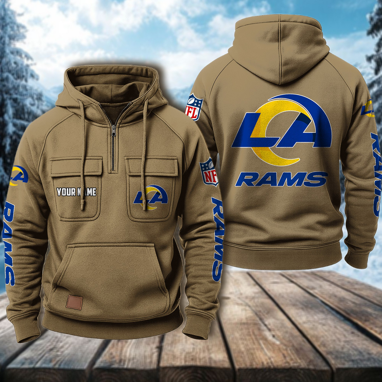 LAR x NFL Premium Hoodie DATND TANTD