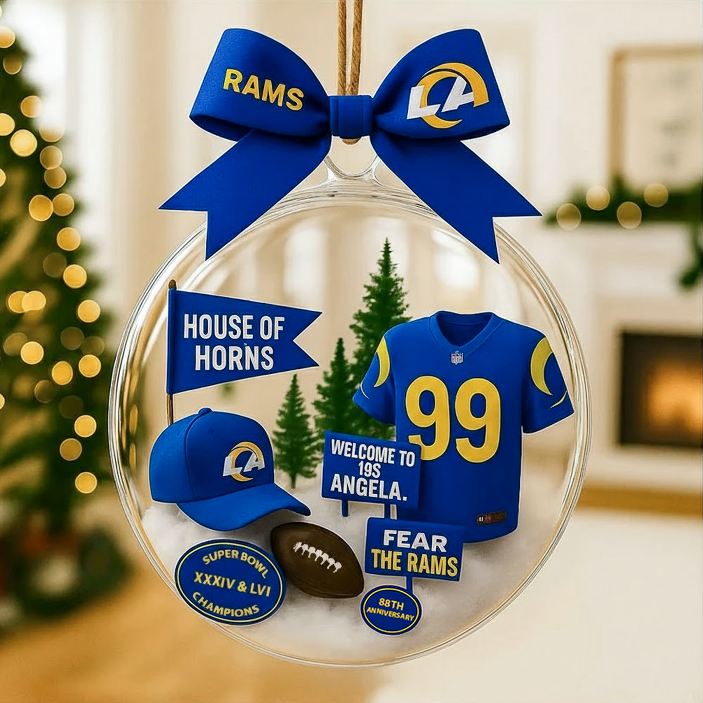LAR x NFL Premium Ornament 1011 DatND DVT