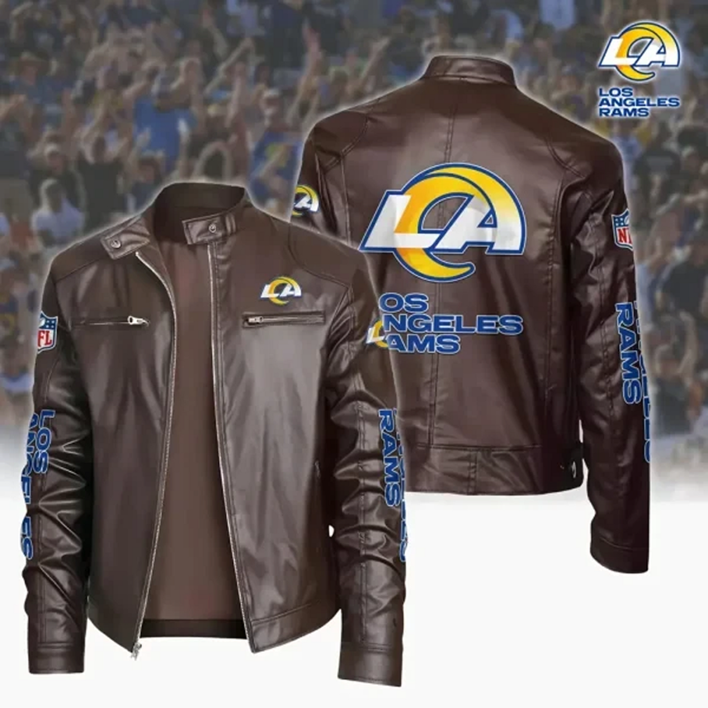 LAR x NFL Sport Leather Jacket DATND TANTD