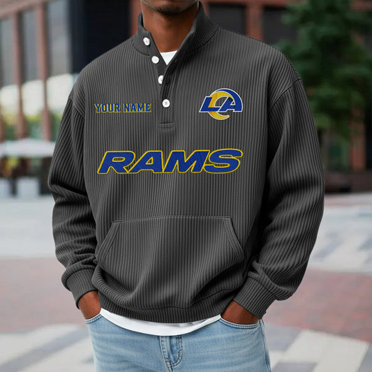 LAR x NFL Waffle High Neck Long Sleeved Sweatshirt DATND TANTD 221125