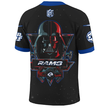 LAR x S.Wars Darth Vader 2025 Football Jersey DDT NTL