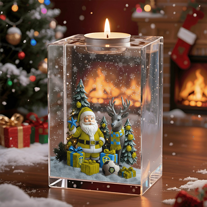 LEE x EPL Personalized Christmas Crystal Candle Holder DatND DVT